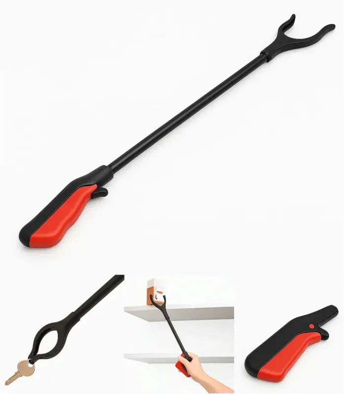 Pinza Prenditutto con Prolunga 80 cm e Asta in Metallo