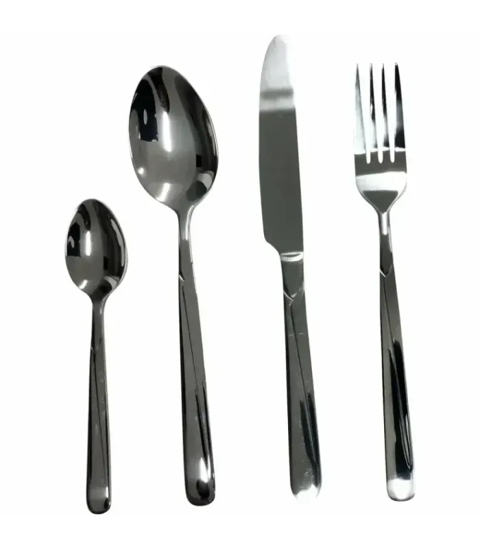 Servizio Posate Acciaio Inox 24 Pezzi