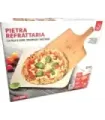 Pietra refrattaria pizza con pala e tagliapizza