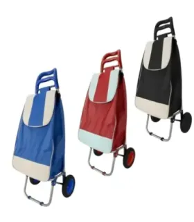 Trolley portaspesa richiudibile 25 litri con ruote