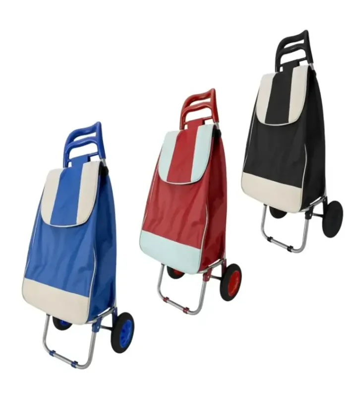 Trolley portaspesa richiudibile 25 litri con ruote