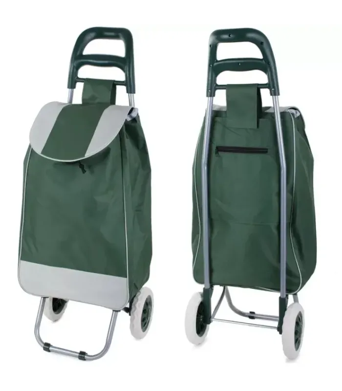Trolley portaspesa richiudibile 25 litri con ruote