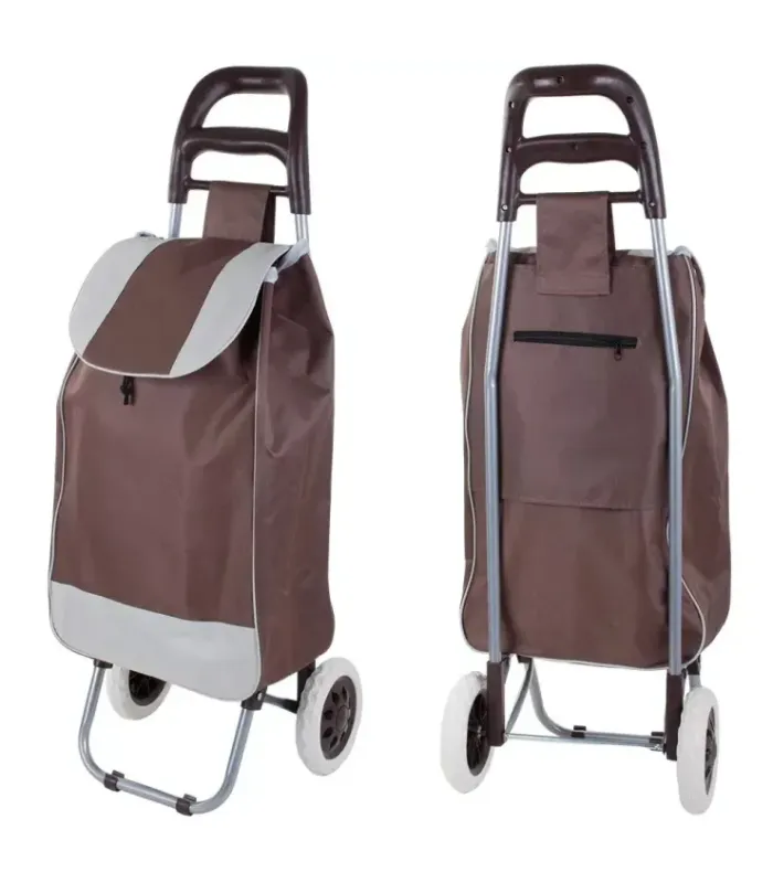 Trolley portaspesa richiudibile 25 litri con ruote