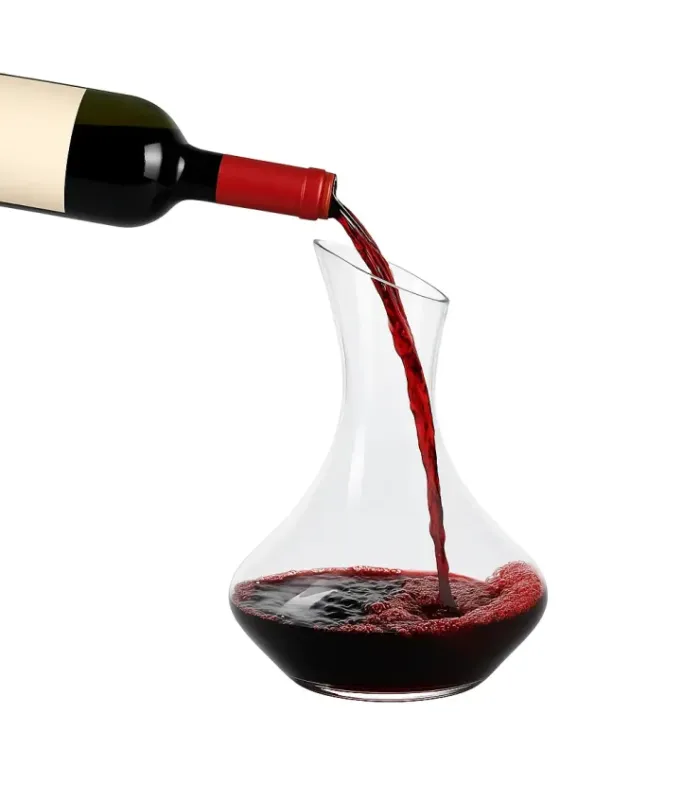 Decanter per Vino in Vetro Trasparente Aeratore Sommelier 1