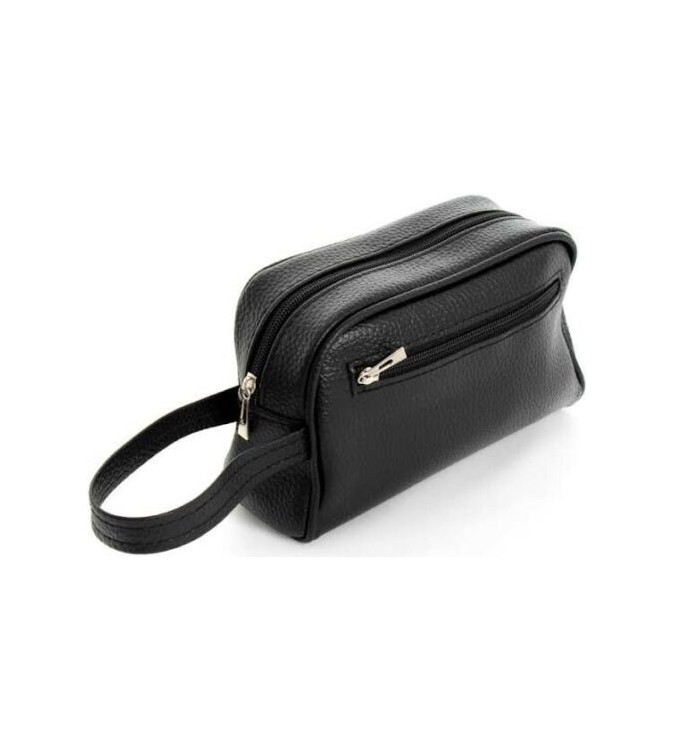 POCHETTE UOMO DONNA Borsello a Mano Borsa Pelle Beauty Nero Da