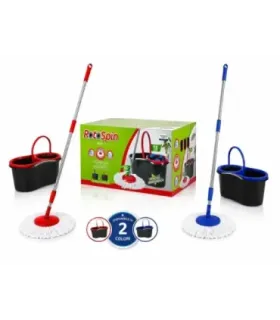 Scopa Lavapavimenti RotoSpin Basic con Secchio